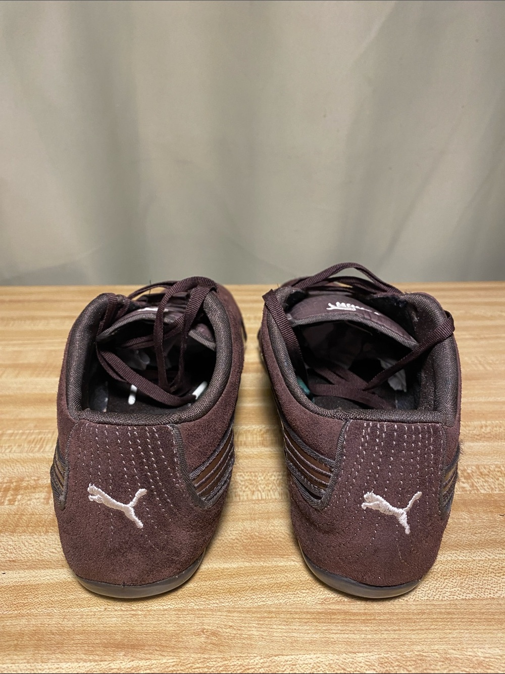 Puma Soleil Sport Brown Suede Women’s Shoes 7.5 - Picture 2 of 6